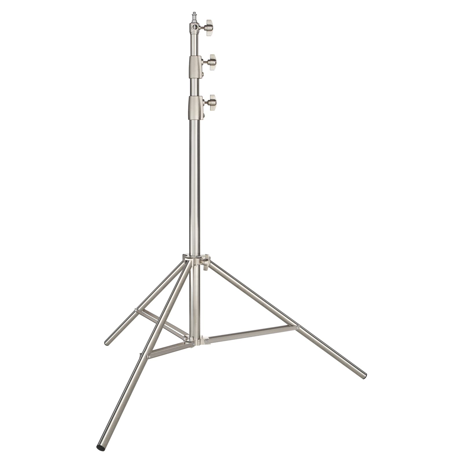AMBITFUL 280cm/9FT Professional Studio Light Stand - Heavy Duty Stainless Steel Photography Stand for VR (HTC Vive), Video Shooting, Portrait & Product Photography (2 Pack) - Perfect for YouTube Studio, Live Streaming & Home Photography Setup