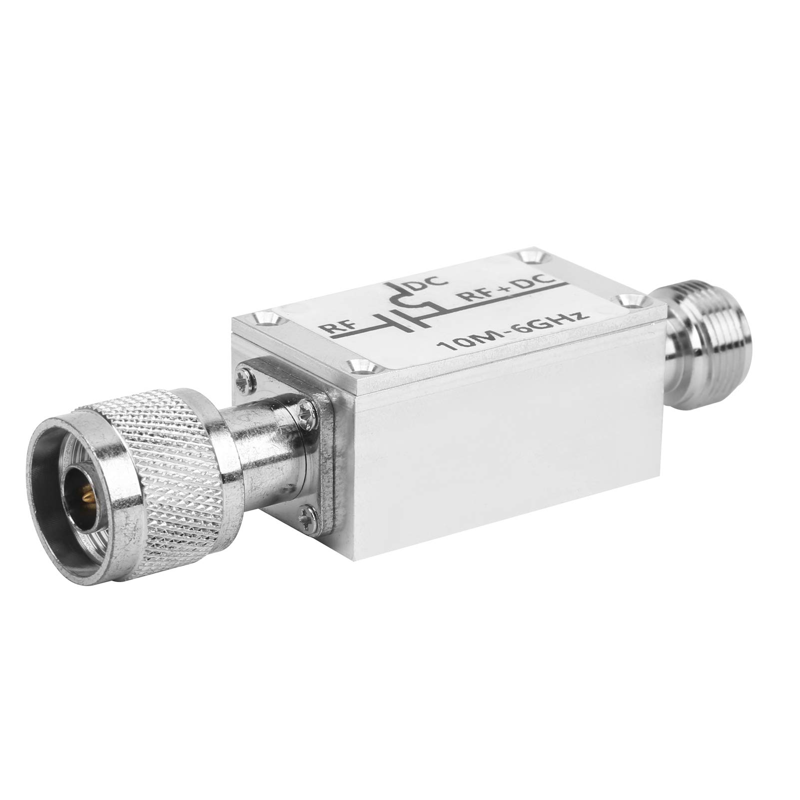 10MHz-6GHz RF Broadband Amplifier with Aluminium Alloy Bias Tee - High Power Ham Radio Booster for Enhanced Signal Strength | Perfect for Amateur Radio, CB Radio & RF Feeder DC Blocking Applications
