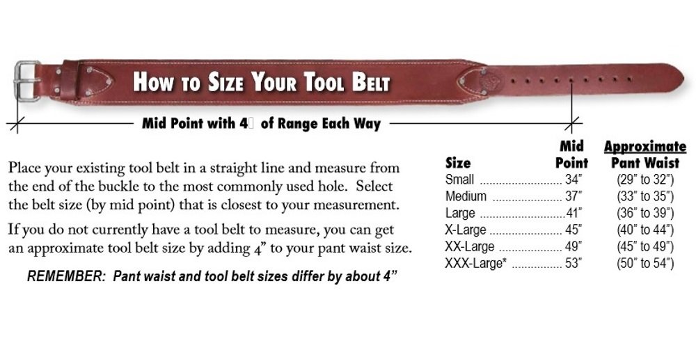 Occidental Leather 8080DBLH XXXL OxyLights™ Left-Handed Framer Tool Belt Set with Double Outer Bags - Durable Construction Work Belt for Carpenters & Woodworkers | Perfect for Framing, Remodeling & Heavy-Duty Job Sites