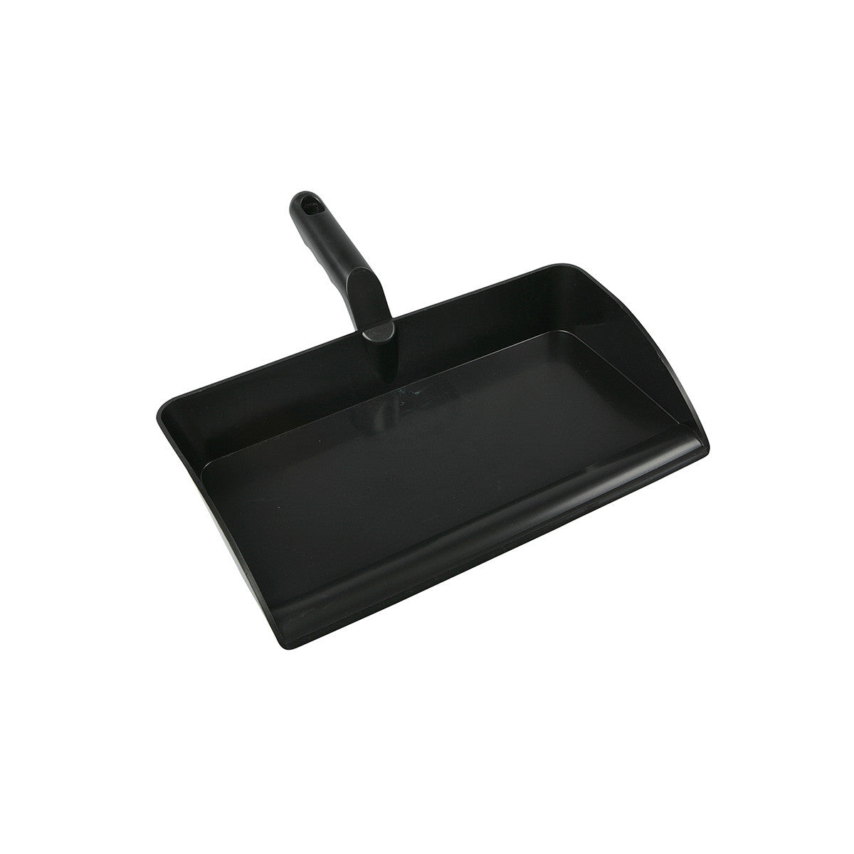FBK 12 Open Dustpan - Heavy Duty Plastic Broom Dust Pan with Long Handle for Easy Sweeping - Ideal for Home, Kitchen, Garage & Office Cleaning