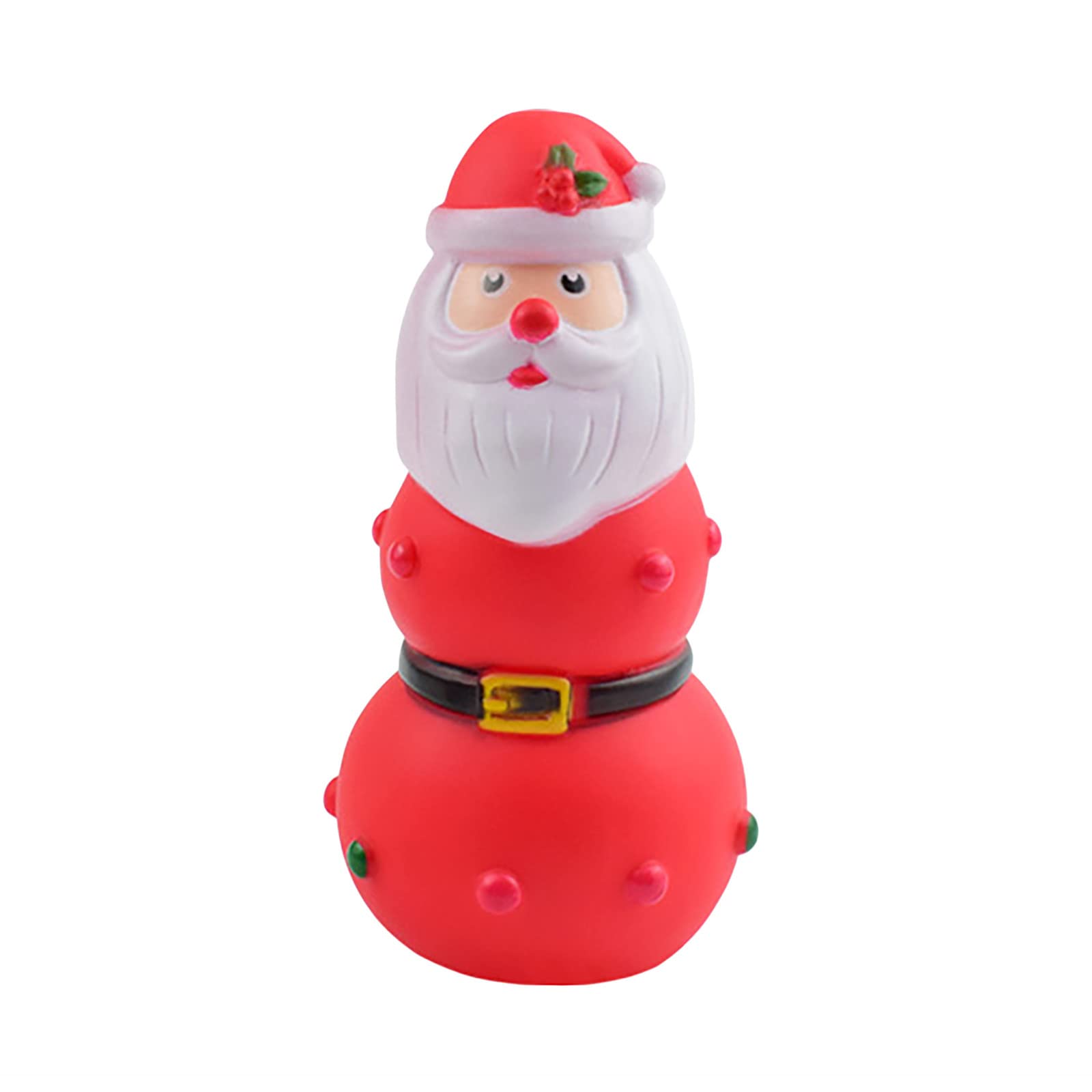Christmas Pet Chew Toys for Dogs & Cats - Bite-Resistant Plush Holiday Chew Toys with Squeaker, Christmas Tree & Gift-Themed Durable Vinyl Toys for Puppies & Kittens - Perfect for Holiday Playtime, Training & Gift-Giving