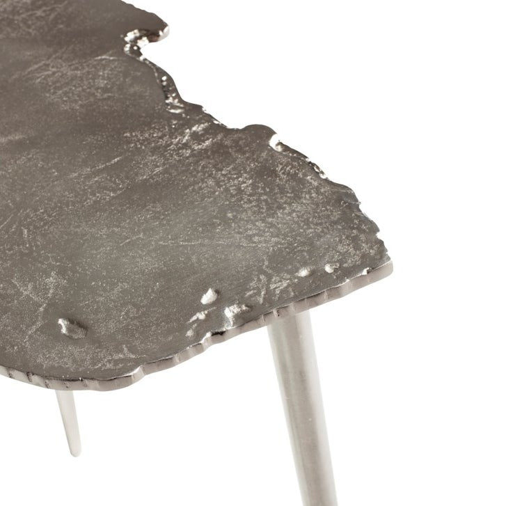 Cyan Design 11297 Needle Side Table - Antique Nickel Finish | Modern Accent Table for Living Room, Bedroom & Office Decor