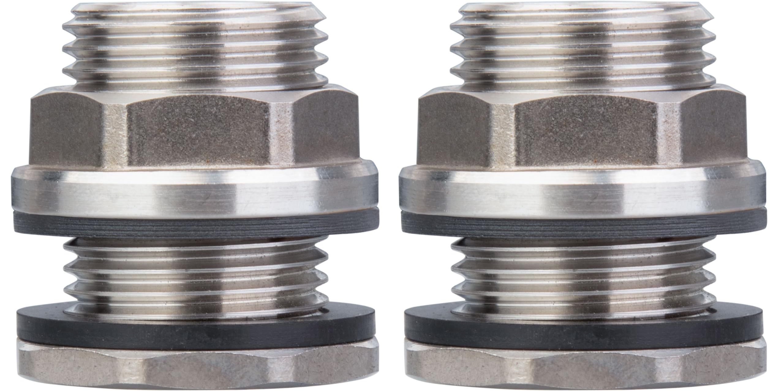 304 Stainless Steel Bulkhead Tank Fitting - 1/2