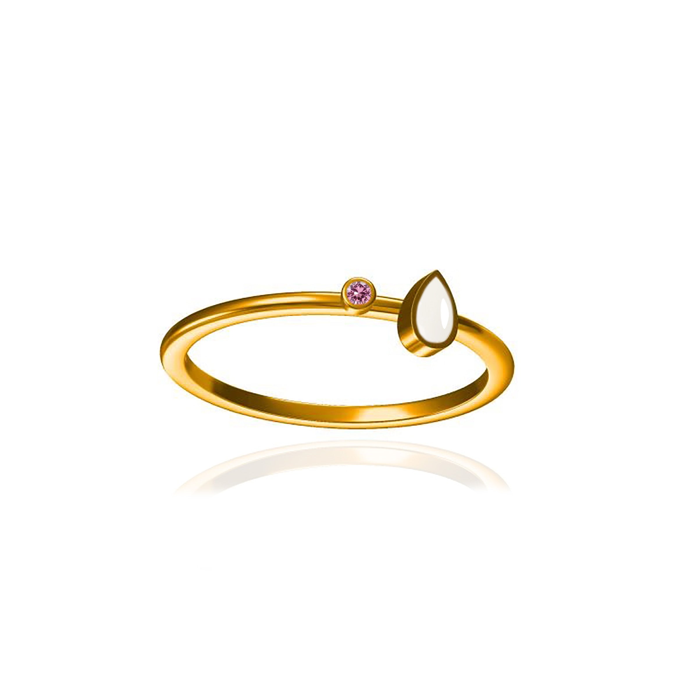 Breast Milk Jewelry Ring - Personalized Keepsake for Moms - Perfect for Memorializing Precious Moments with Baby