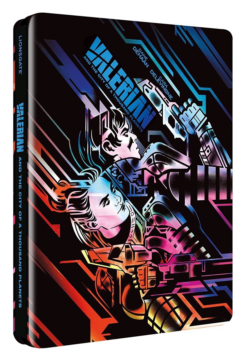 Valerian and The City of a Thousand Planets Steelbook (Blu-ray + 3D + Digital UV) - Limited Edition Collector's Set for Sci-Fi Movie Fans & Home Theater Enthusiasts