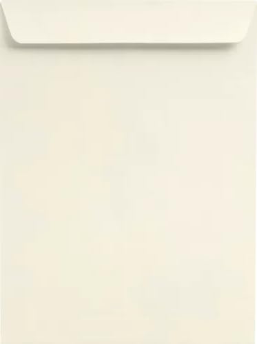 LUXPaper 10 x 13 Open End Envelopes - Natural Kraft Paper, 28lb Text Weight, Pack of 250 | Perfect for Mailing, Invitations, Business Correspondence & Wedding Stationery