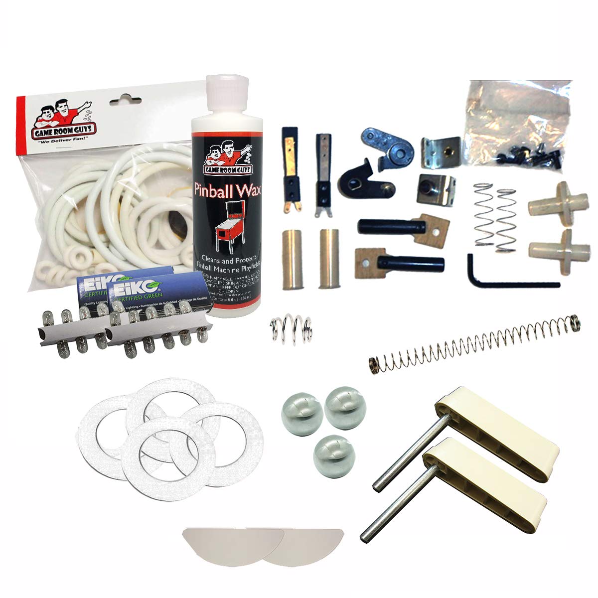 1976 Bally Old Chicago Pinball Machine White Premium Maintenance Kit - Replacement Parts for Pinball Machine Repair & Restoration - Perfect for Arcade Game Enthusiasts & Collectors