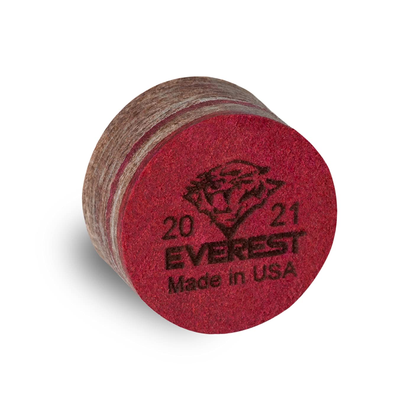 Tiger Everest Laminated Pool Billiard Cue Tip - Premium 1-Piece Replacement for Professional Pool Players | Perfect for Tournament Play & Home Game Rooms