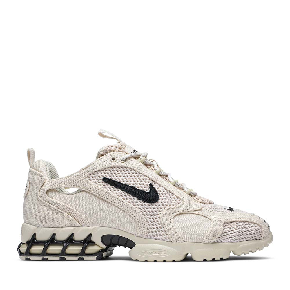 Nike x Stussy Air Zoom Spiridon Cage 2 Fossil - Retro Running Shoes for Men & Women - Perfect for Casual Wear, Street Style & Gym Workouts