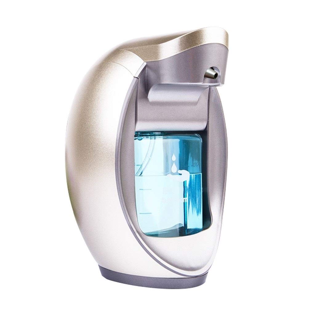 Automatic Foam Soap Dispenser 480ml - Wall Mount Hand Sanitizer & Lotion Dispenser Bottle for Bathroom, Kitchen, Office - Touch-Free Hygienic Solution (Silver)