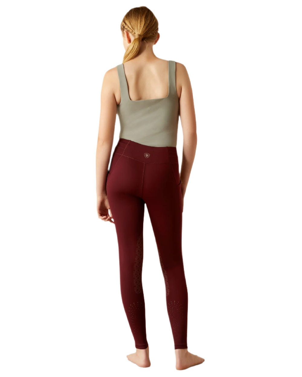 Ariat Eos 2.0 Full Seat Breeches for Kids - Comfortable Riding Pants for Equestrian, Horseback Riding & Show Jumping