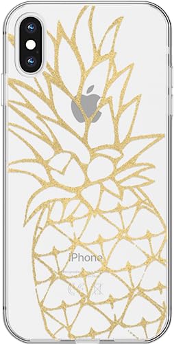 Shiny Gold Pineapple Clear