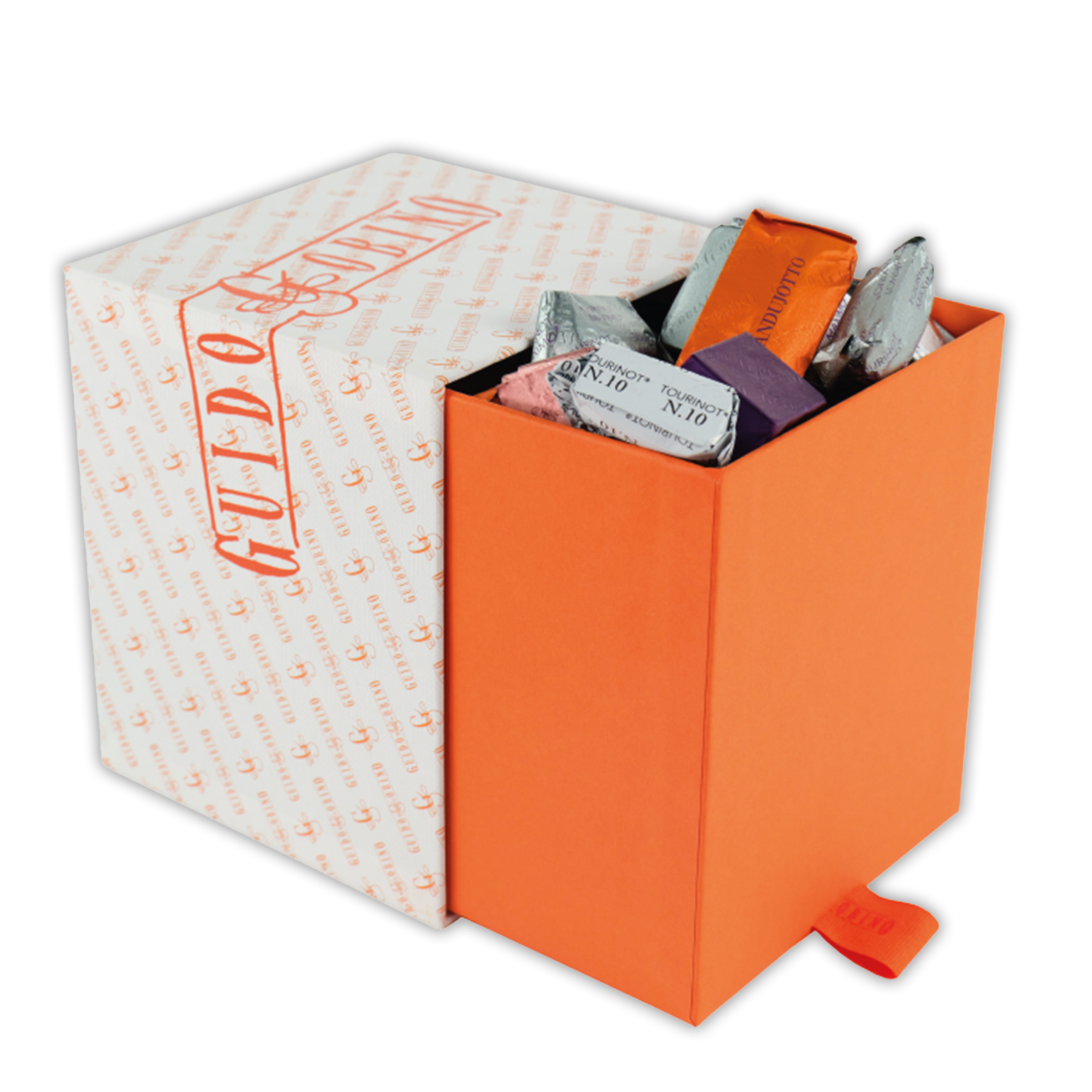 Guido Gobino Assorted Chocolate Cube Gift Box - 70 Pieces Premium Gourmet Chocolates for Holidays, Birthdays & Corporate Gifting