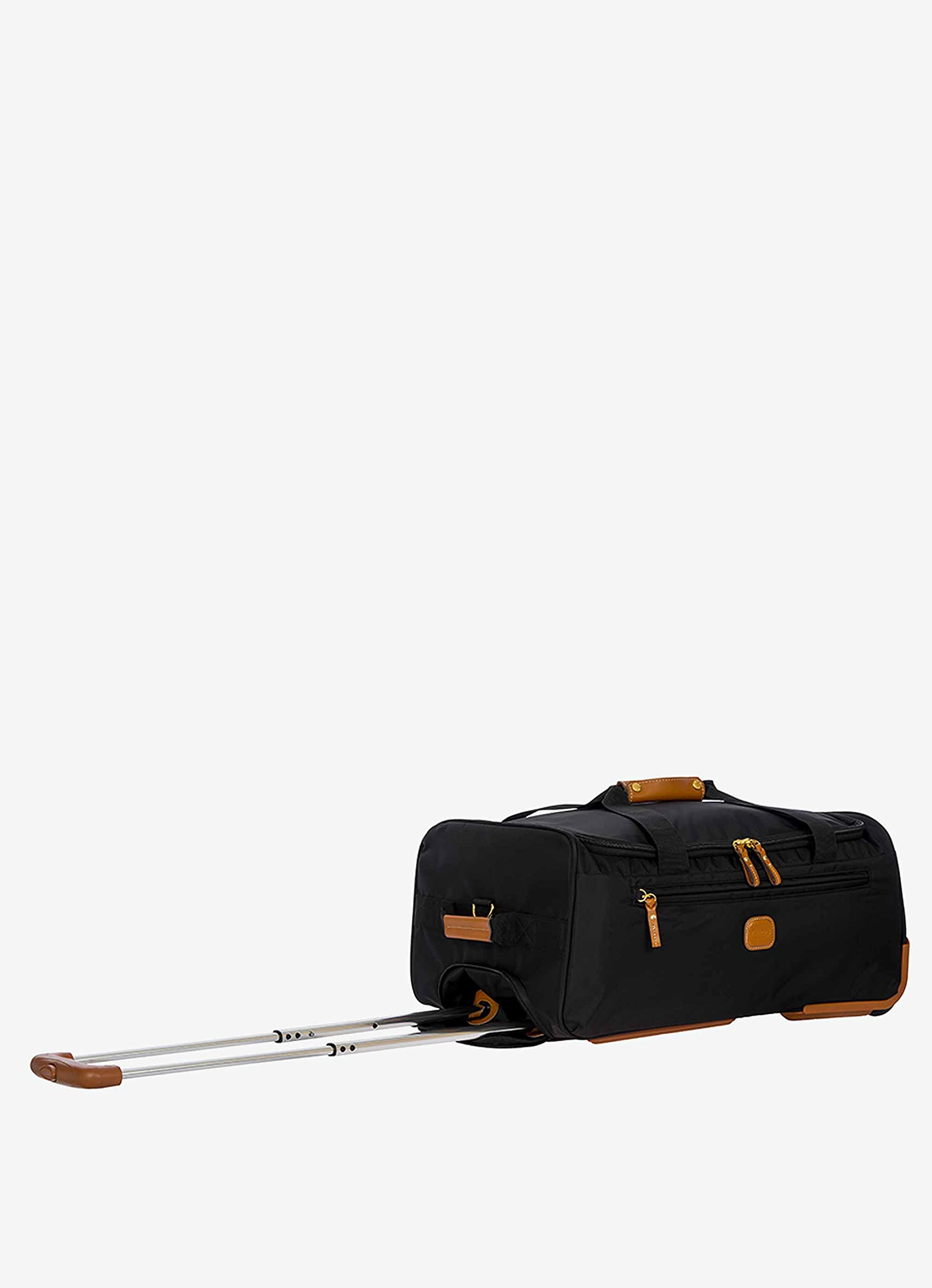 Bric's X-Bag 21 Inch Rolling Duffel Bag - Luxury Carry On Luggage for Men & Women - Waterproof Travel Weekender Bag - Black - Perfect for Business Trips & Weekend Getaways