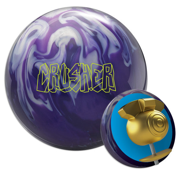 Premium Ebonite Crusher Hybrid Bowling Ball for High Performance - Perfect for League Play & Tournament Strikes