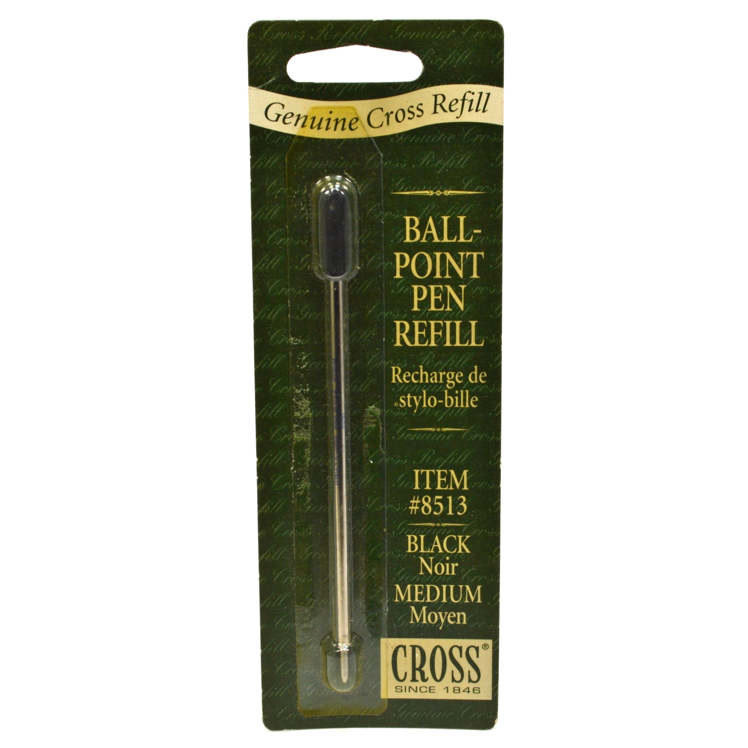 Cross Ballpoint Pen Refills & Pencil Lead Set - 8512 Blue & 8513 Black Ink Refills with Erasers - Perfect for Office, School & Home Writing Needs