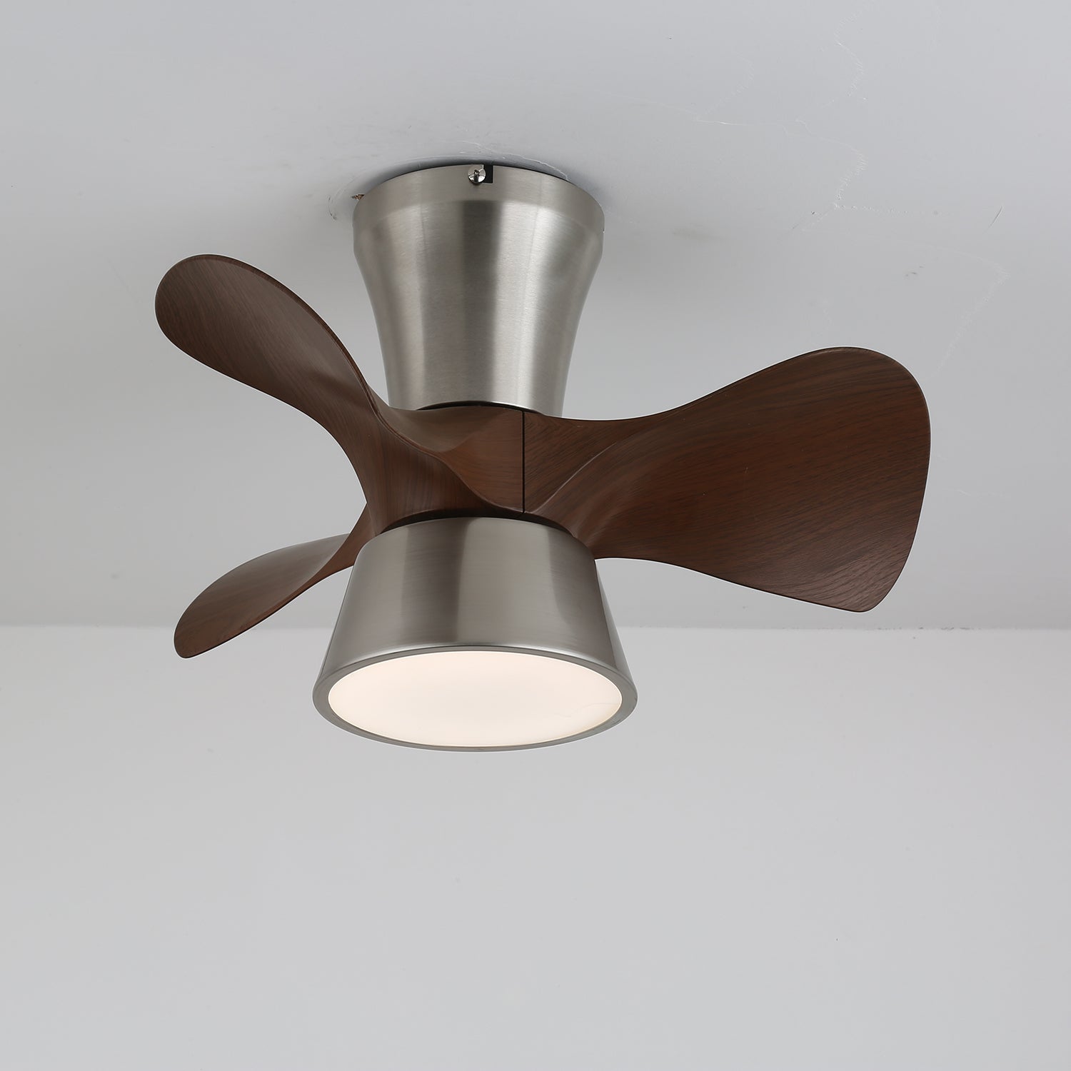 Arvento Modern Ceiling Fan with LED Light - Energy Efficient, Quiet, Remote Control - Perfect for Bedroom, Living Room, and Outdoor Patio