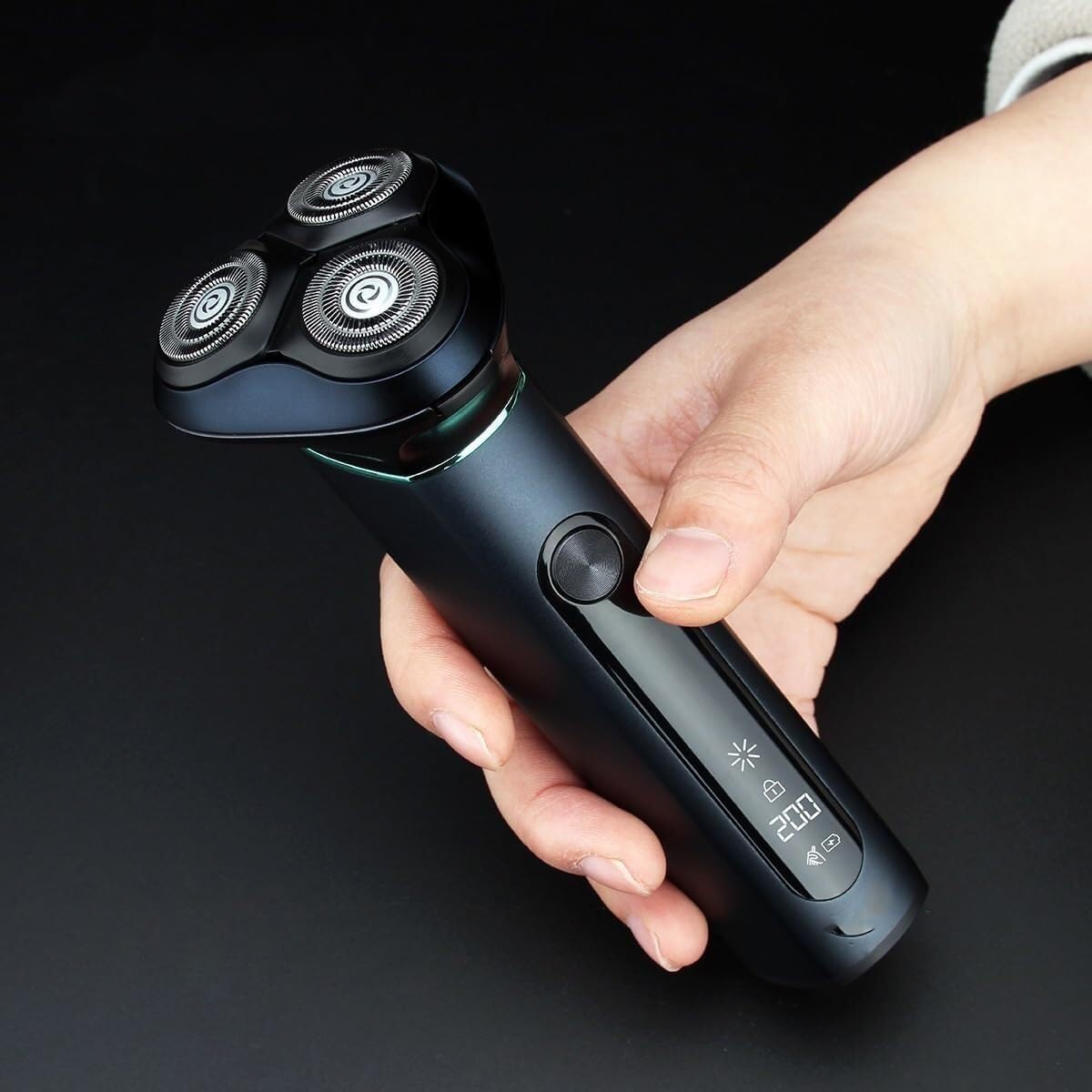 Professional Electric Razor for Men - 3D Rotary Shaver with Floating Heads, Waterproof USB Rechargeable Beard Trimmer & Grooming Kit | Perfect for Travel, Home Use & Daily Shaving Routine