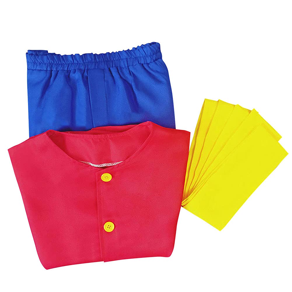 Monkey D. Luffy Anime Cosplay Costume Set with Shorts - One Piece Halloween Outfit for Anime Conventions, Cosplay Events & Halloween Parties