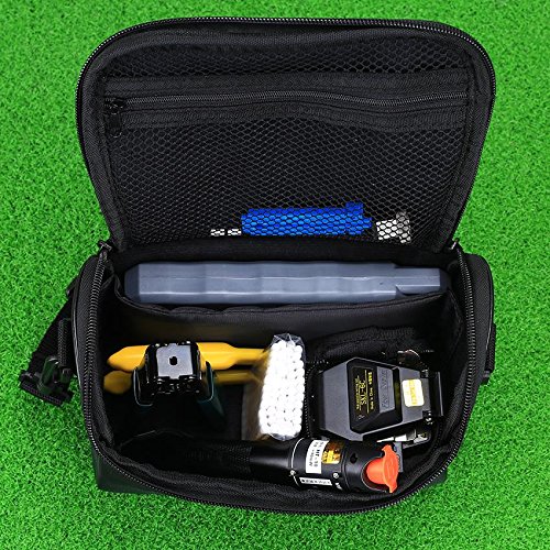 19-in-1 Fiber Optic Tool Kit with 6C Cleaver, Power Meter & Cable Tester - Professional Fiber Welding, Stripping & Testing Tools for Network Installation & Maintenance