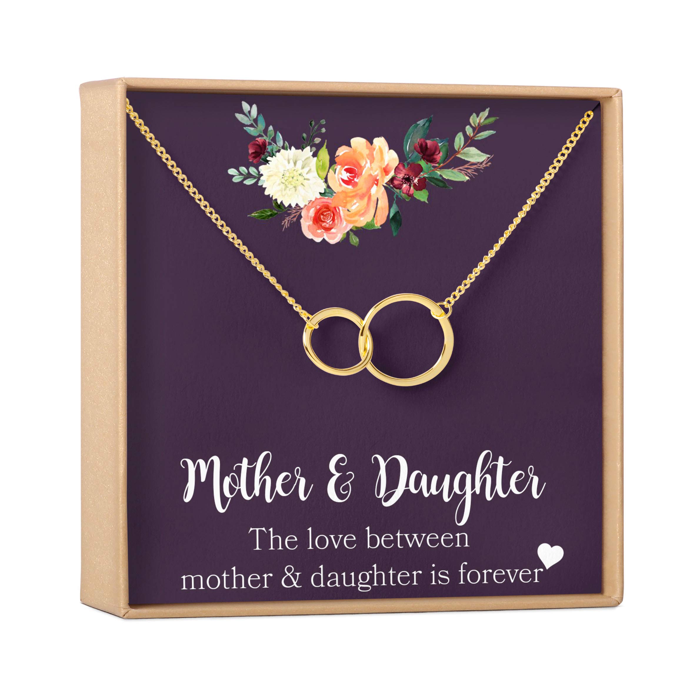 Mother & Daughter Necklace Set - Sterling Silver Heart Pendant Jewelry Gift for Birthday, Christmas, Valentine's Day - Perfect for Family Bonding & Special Occasions