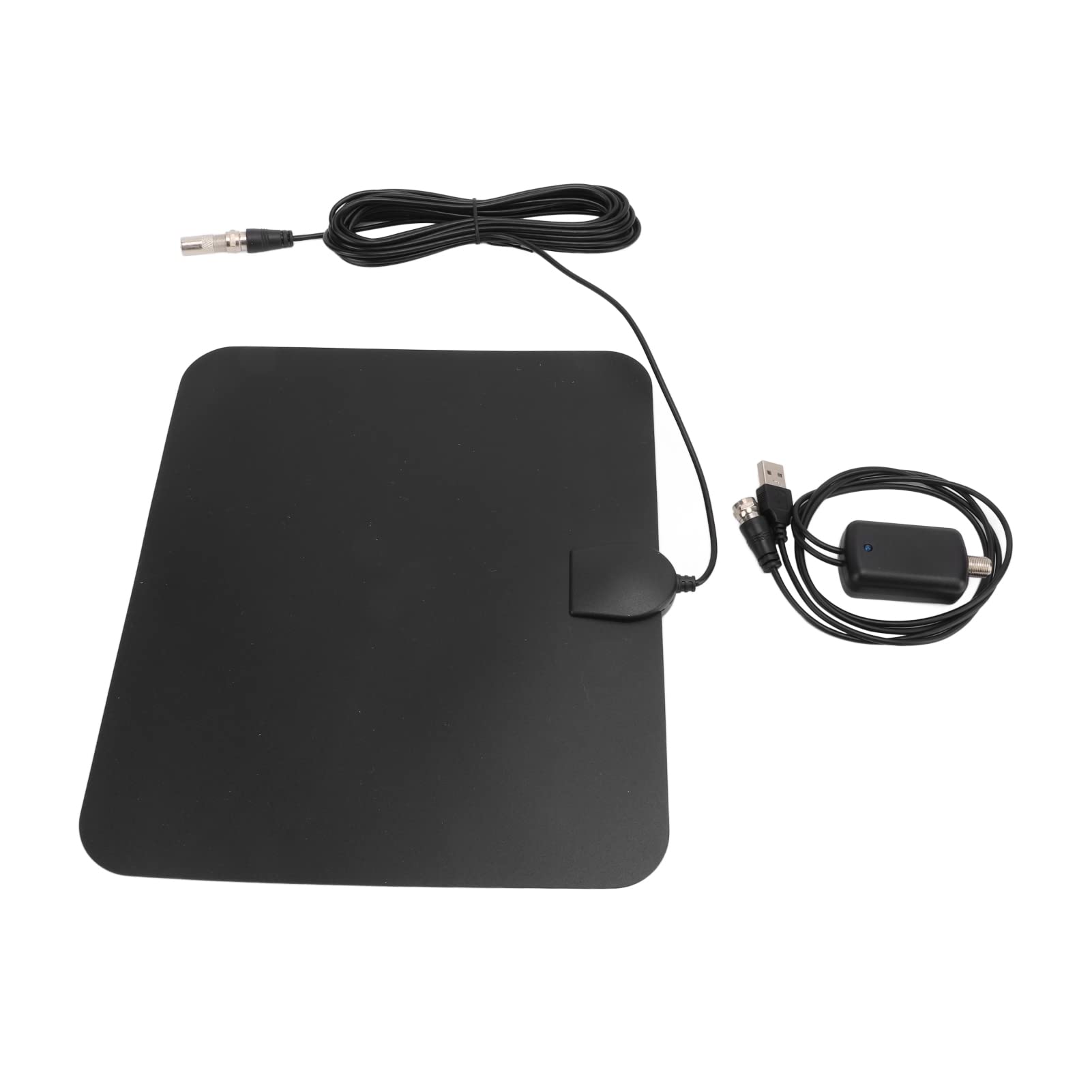 Jeanoko Amplified HD TV Antenna - Indoor Digital HDTV Antenna with Strong Adhesive, Clear Signal, Plug & Play for ATSC - Perfect for Home, RV, and Office Use