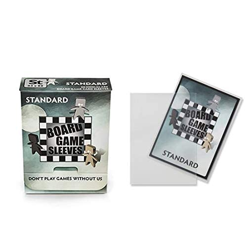 5 Packs Arcane Tinmen Non-Glare Board Game Card Sleeves - 50 Count Standard Size (250 Total) - Matte Finish Protection for MTG, Pokemon & Trading Cards - Perfect for Game Nights & Card Collectors