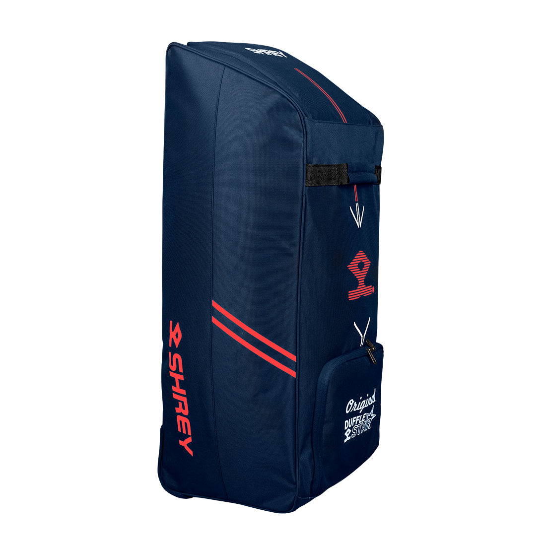 Shrey Star Duffle 2.0 Cricket Bag - Navy & Red - Premium Cricket Gear for Practice & Matches - Perfect Sports Equipment for Players & Teams