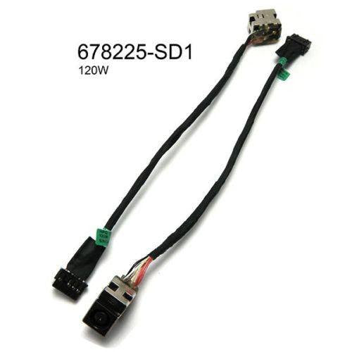 HP DV7 DV7 1000 DV7 2000 10-Pin DC Jack Cable Replacement - Compatible with 678225 SD1 678225 FD1 678225 YD1 - Laptop Power Connector for HP Pavilion DV7 Series - Perfect for Home, Office, and Travel Use
