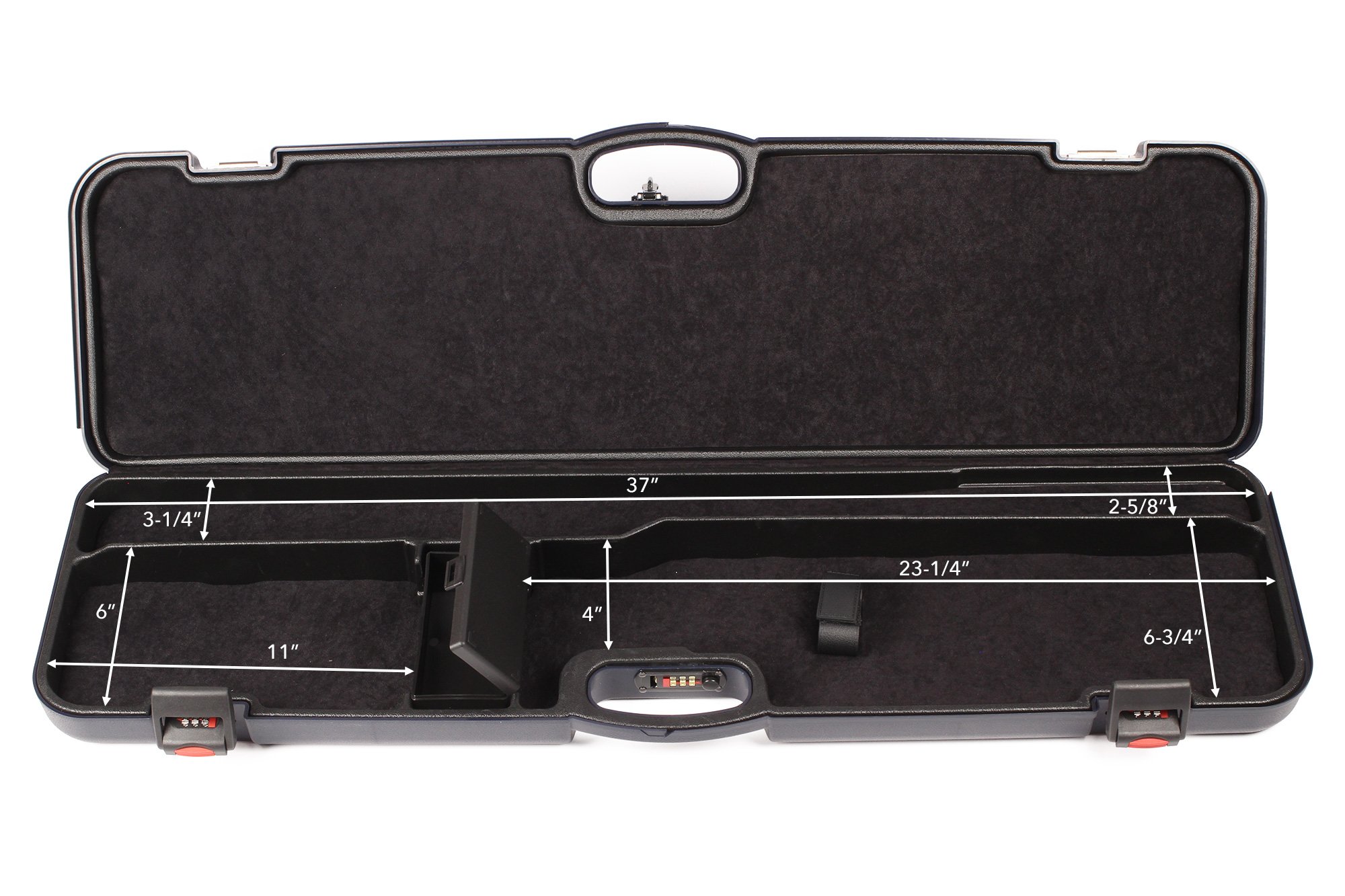 Negrini 1603I UNICASE Universal Shotgun Hard Case – Durable Ultra-Light Travel Protection for Over/Under, Side-by-Side, Autoloader & Pump Shotguns – Perfect for Hunting, Shooting Range & Airline Travel