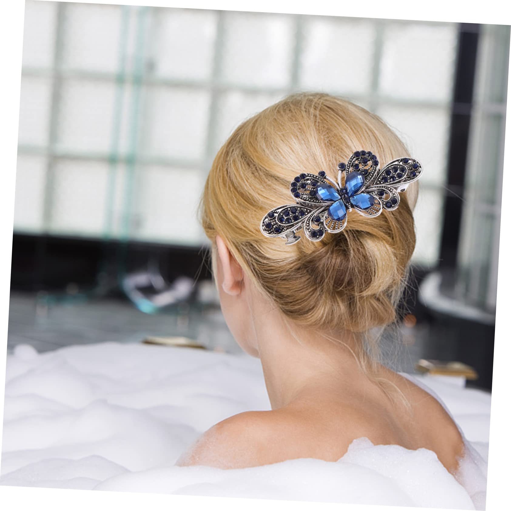FOMIYES Elegant Rhinestone Hair Clips for Women - Crystal Barrettes for Wedding, Party & Everyday Use - Stylish Spring Hair Accessories for Girls & Ladies
