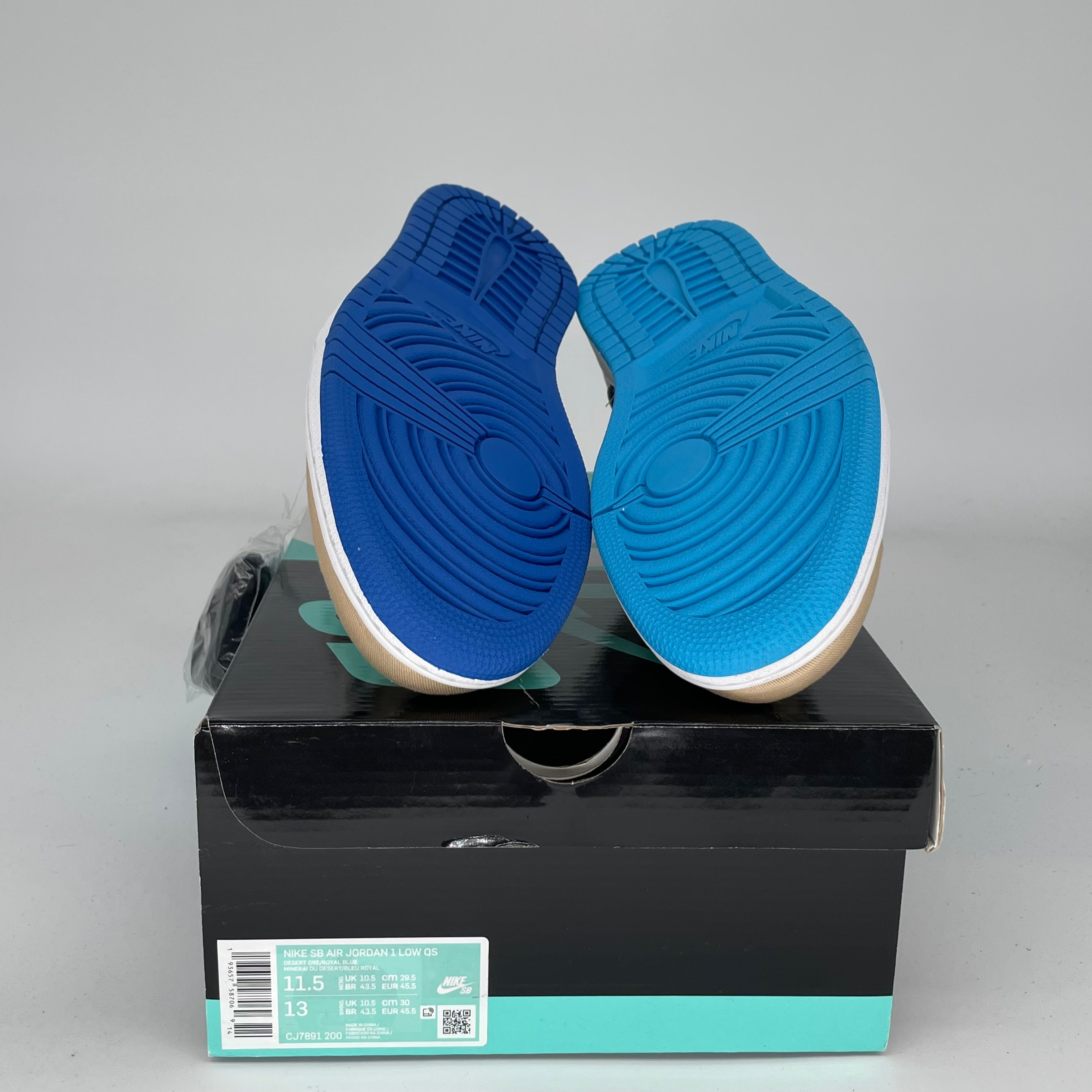 AIR JORDAN 1 LOW SB LANCE MOUNTAIN DESERT ORE Sneakers - Men's Size 11.5 (CJ7891-200) | Retro Basketball Shoes for Streetwear & Skateboarding Fashion