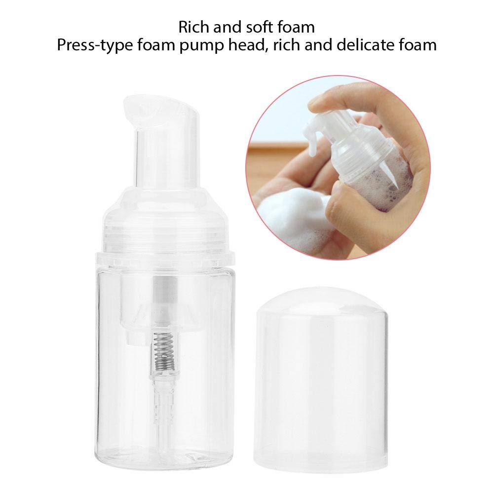 Refillable 30ml Mini Foaming Soap Dispenser Pump Bottle - Travel Size Foam Container for Hand Soap, Shampoo & Lotion | Perfect for Home, Office & Travel Use