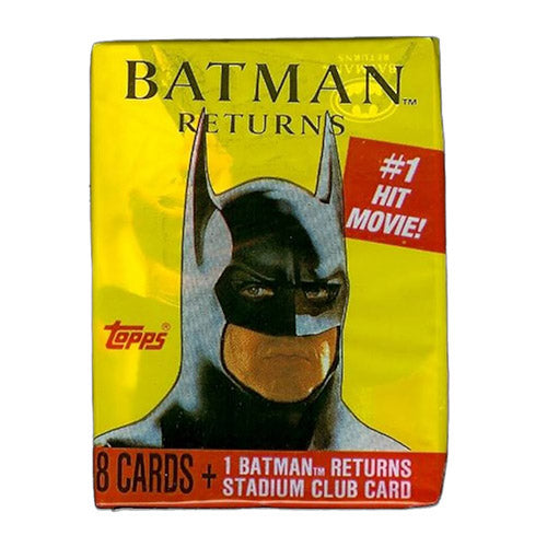 1991 Topps Batman Returns Trading Cards - Unopened Pack | Collectible Memorabilia for DC Comics Fans & Card Collectors | Perfect for Nostalgic Gifts, Display Collections, and Investment Pieces