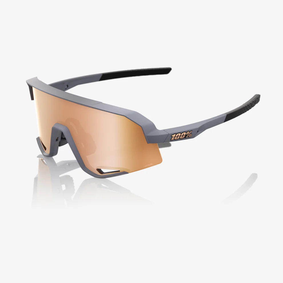 SLENDALE 100% UV Protection Sunglasses - Soft Tact Grey Frame with HiPER Copper Mirror Lens for Driving, Outdoor Sports & Fashion