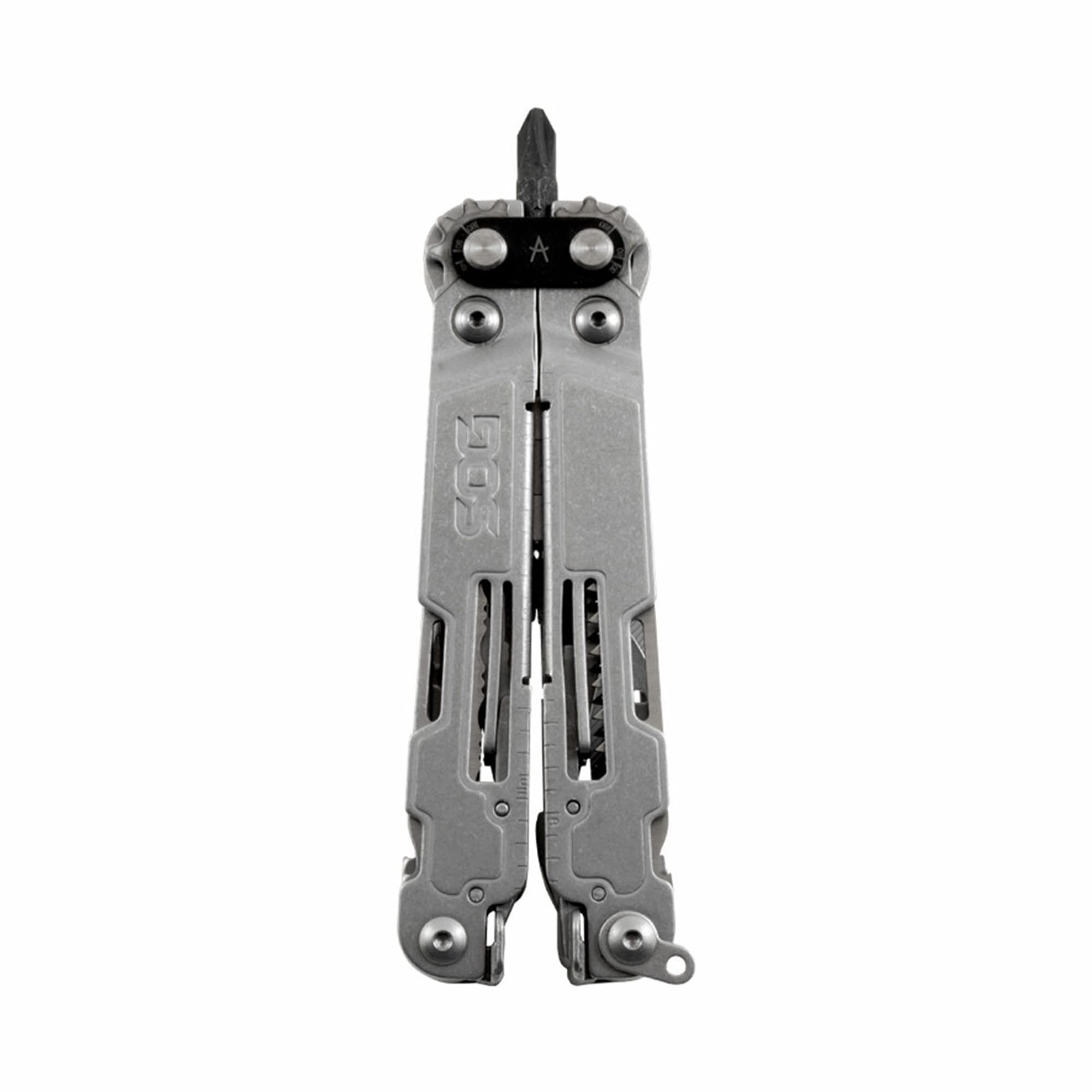 SOG PowerAccess Deluxe Multi-Tool with Stone Wash Finish - Compact Clamshell Packaging - Perfect for Camping, Hiking & Everyday Carry (EDC)