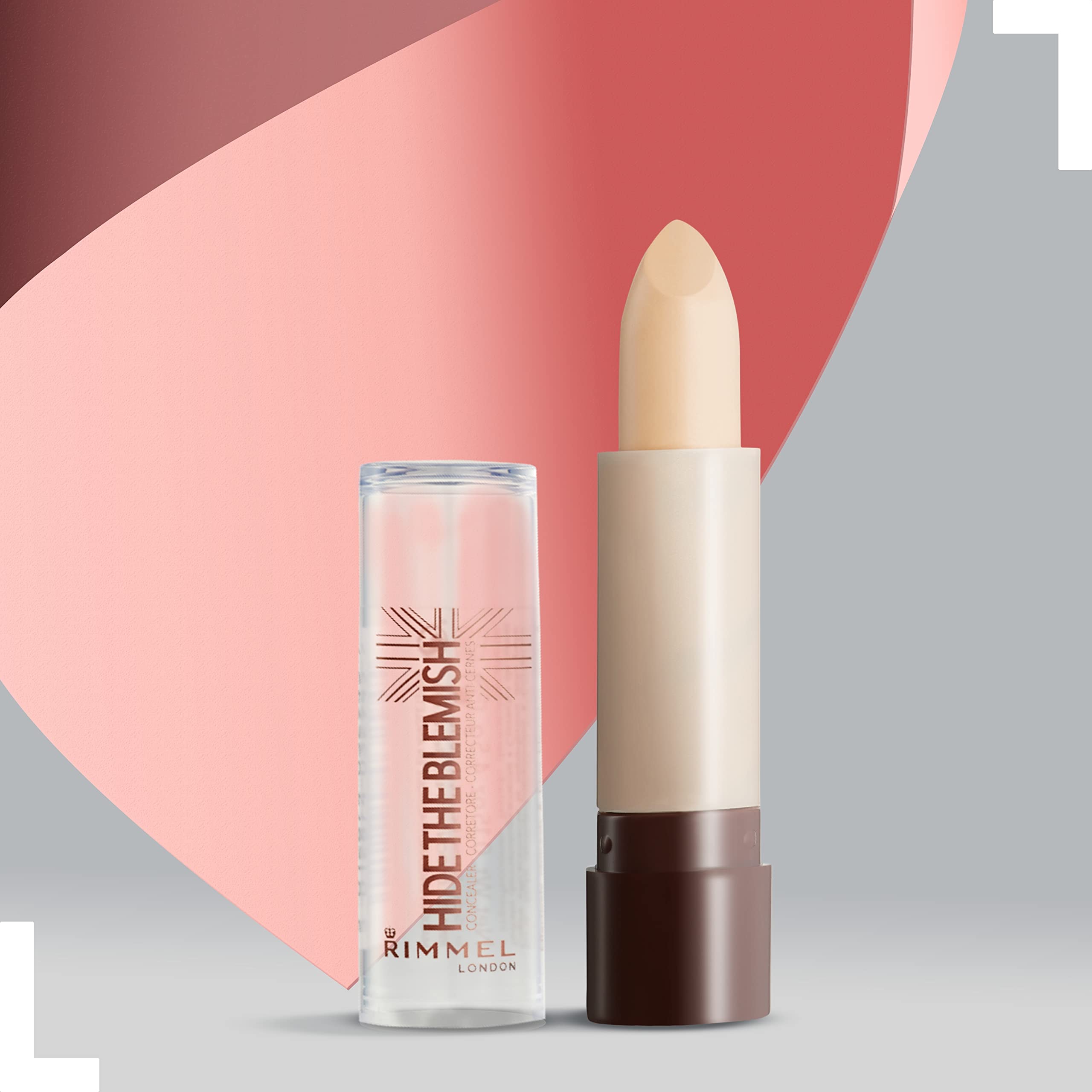 Rimmel London Hide the Blemish Concealer Stick - Ultra-Creamy, Easy to Blend, 5-Hour Wear, 0.16oz (Shade: 103 Soft Honey) | Perfect for Dark Circles, Blemishes & Imperfections | Everyday Makeup & On-The-Go Touch Ups
