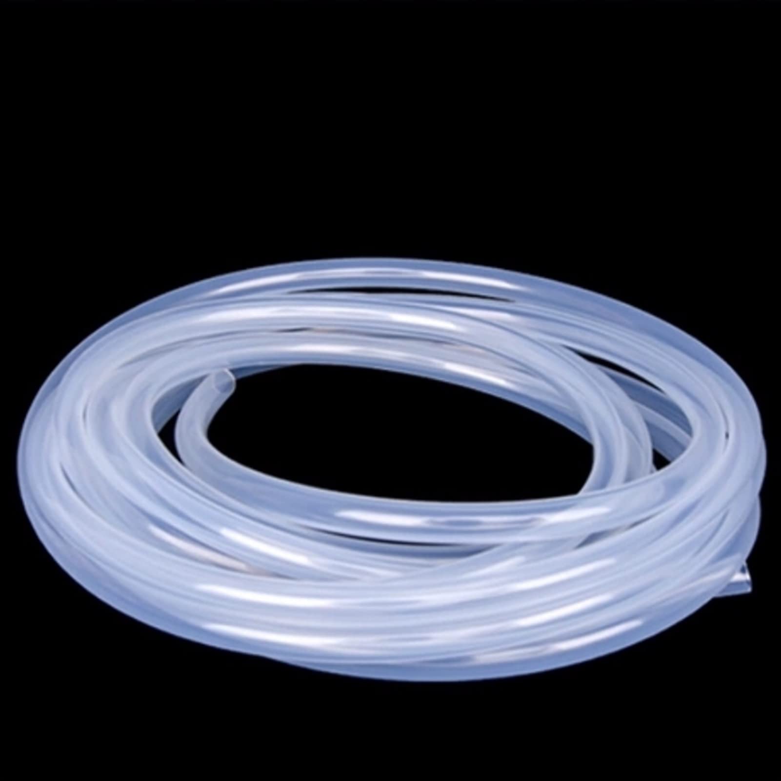 High-Performance Etaclover Zkenshan Transparent Silicone Tube - Soft, Flexible & Durable with Good Wall Thickness for DIY, Aquariums, Medical & Industrial Use