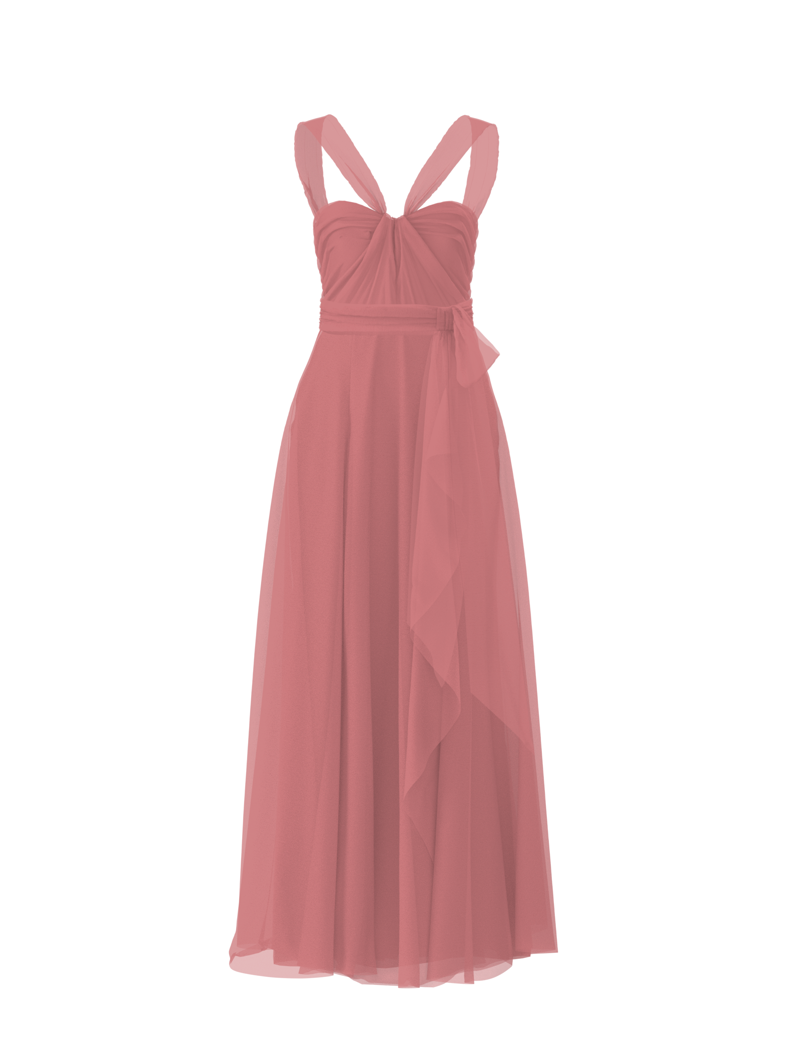 Cerisa Bodice & Jaycie Skirt with Sash Belt - Elegant Rose Floral Outfit for Women's Fashion, Parties & Special Occasions