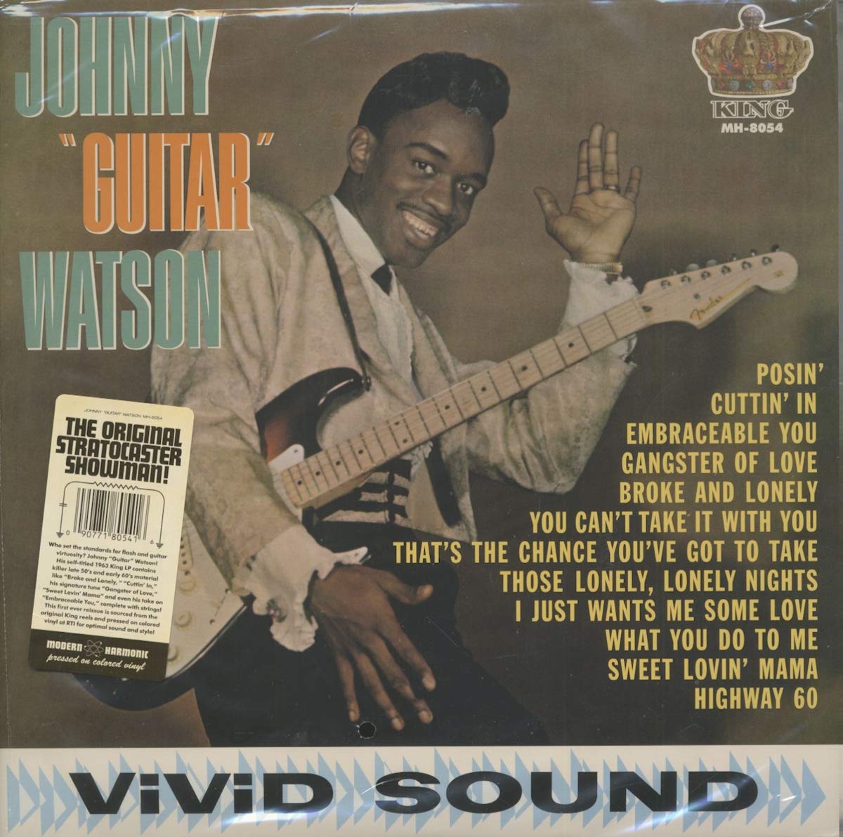 Johnny 'Guitar' Watson Gold Vinyl Record - Classic Blues & Soul Music for Vinyl Collectors & Home Listening