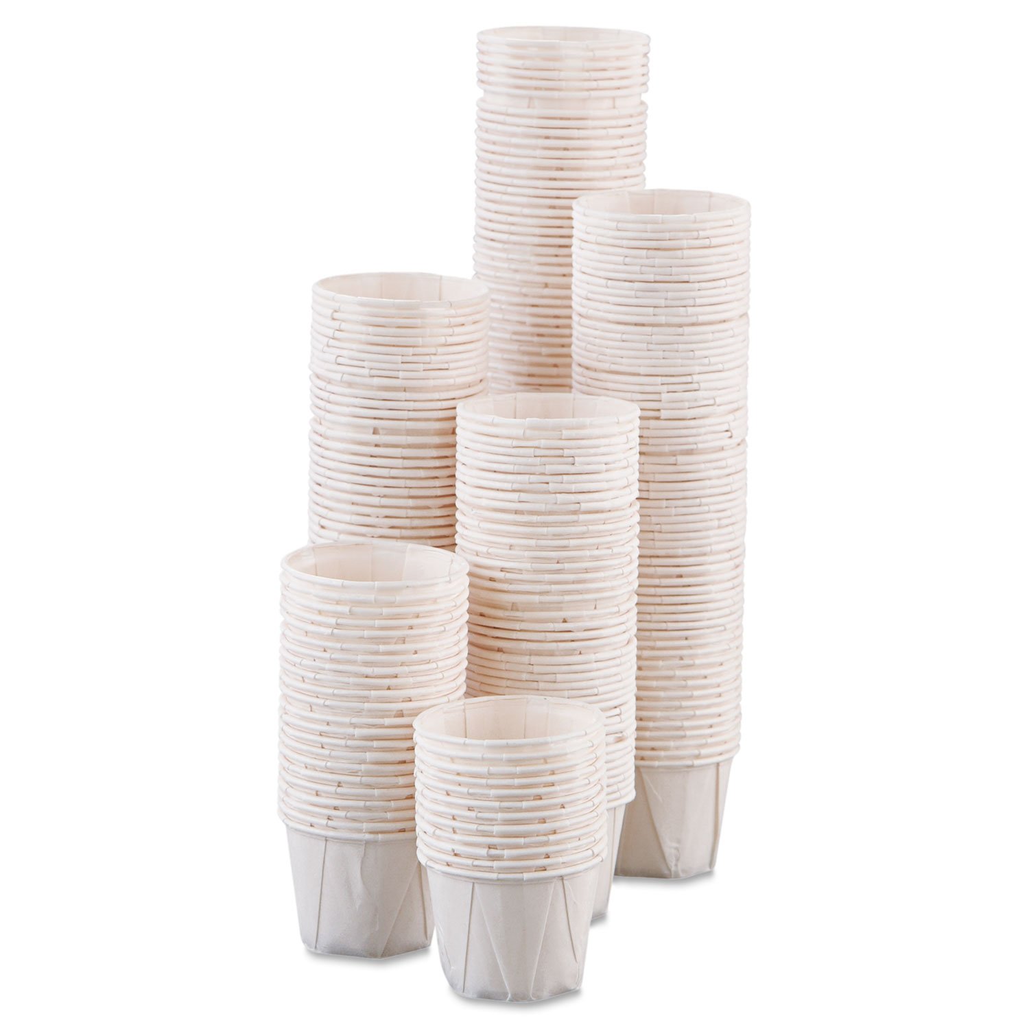 Solo SCC100 1oz White Paper Portion Cups - 250 Count per Bag, 20 Bags per Carton | Perfect for Condiments, Sauces, Dressings & Food Sampling at Restaurants, Cafes & Events