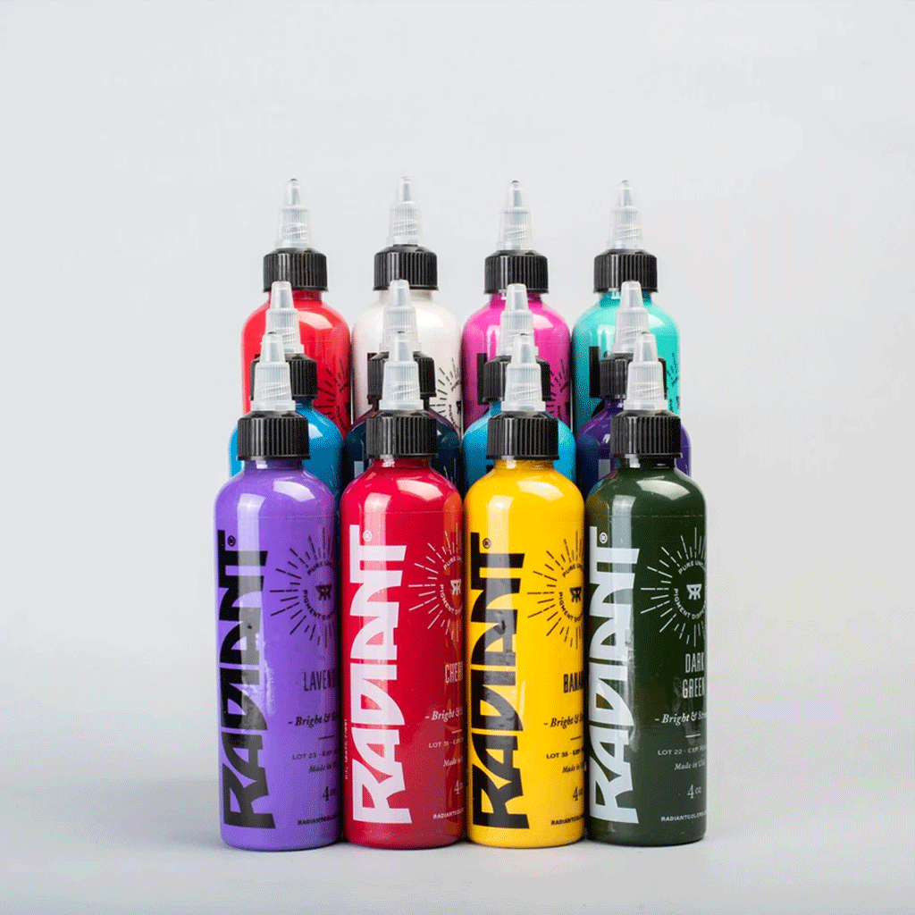 Vibrant Floral Color Tattoo Ink Set - Professional Safe & Long-Lasting for Tattoo Artists & Body Art Enthusiasts | Perfect for Sleeves, Small Designs & Cover-Ups