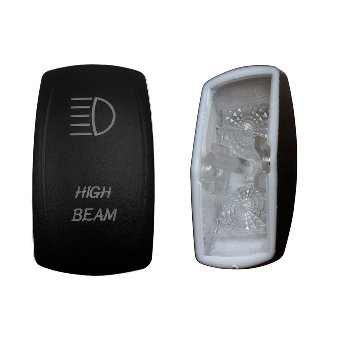 Laser Etched Backlit Switch Cover Cap for Car Boat Dashboard Rocker Switch - Waterproof LED Illuminated Toggle Switch Panel Accessory - Perfect for Marine, RV, Truck & Automotive Customization Projects