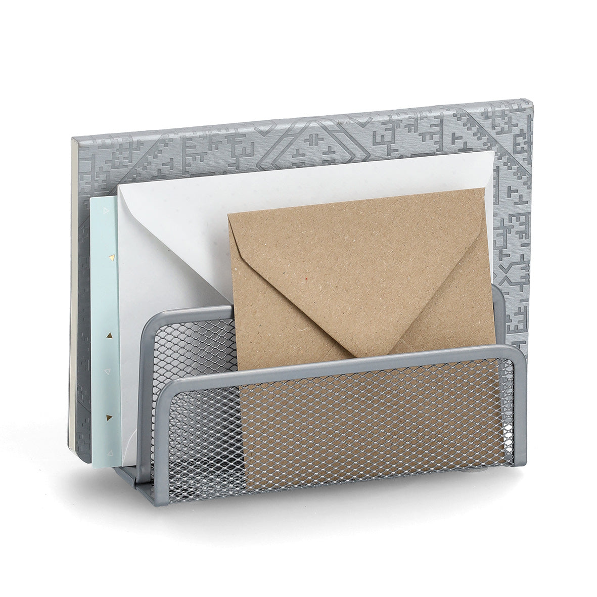 Mesh Letter Holder - Multi-Color Desktop Organizer for Home & Office - Perfect for Mail, Bills, Documents, and Office Supplies