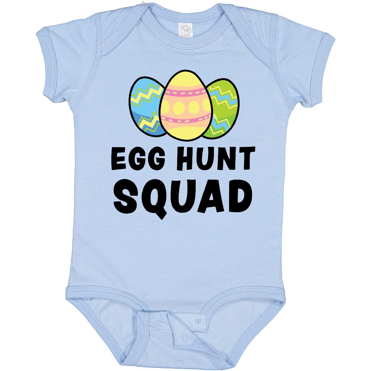 Inktastic Egg Hunt Squad Easter Eggs Baby Bodysuit - Cute Easter Outfit for Infants & Toddlers - Perfect for Easter Egg Hunts, Family Photos & Spring Celebrations