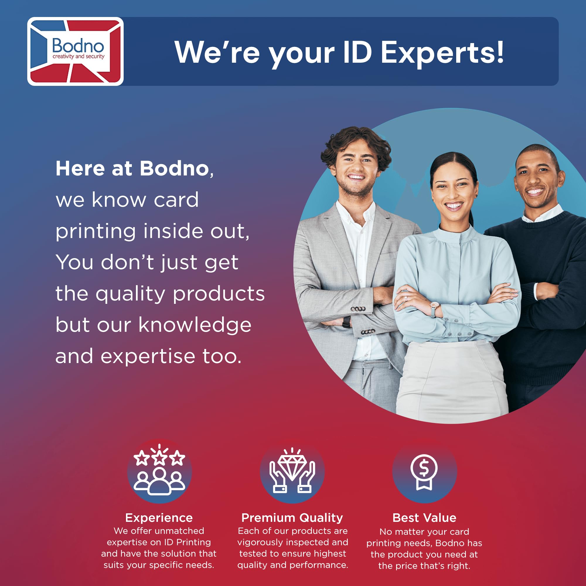 Bodno Magicard Pronto ID Card Printer Kit - Includes ID Software, Camera, 300 Blank Cards & 300 Print Ribbons (Silver Edition) | Perfect for Schools, Offices & Event Badge Printing