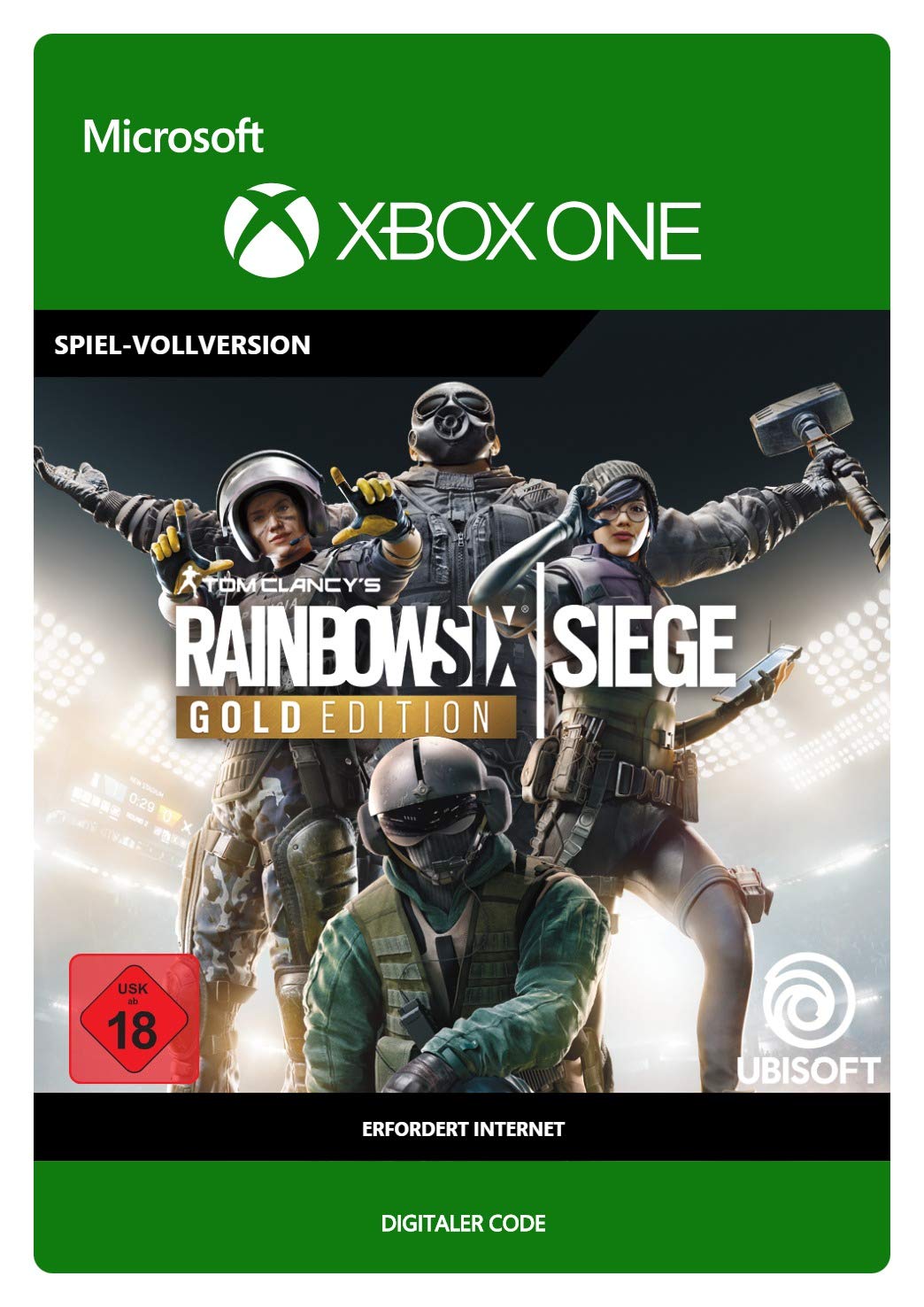 Tom Clancy's Rainbow Six Siege: Year 5 Gold Edition - Xbox One Digital Download Code | Multiplayer Tactical Shooter Game for Online Gaming & Esports
