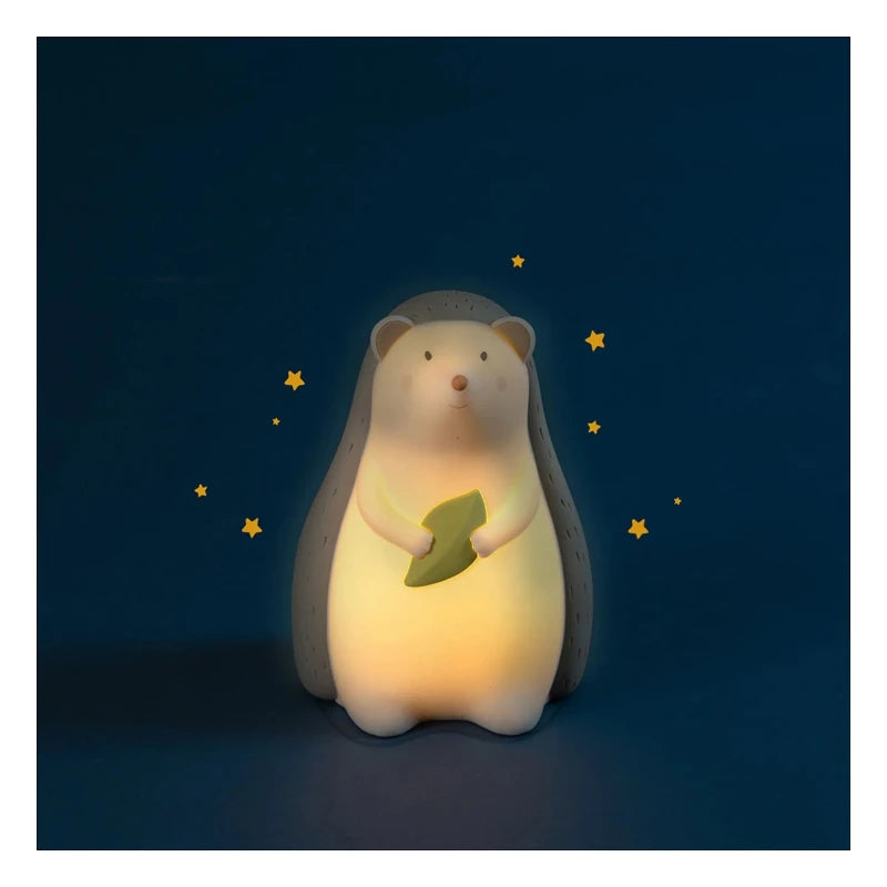 Cute Hedgehog Night Light for Kids - Soft Glow LED Nursery Lamp for Bedroom, Baby Room Decor - Perfect for Bedtime Stories & Soothing Nighttime Comfort