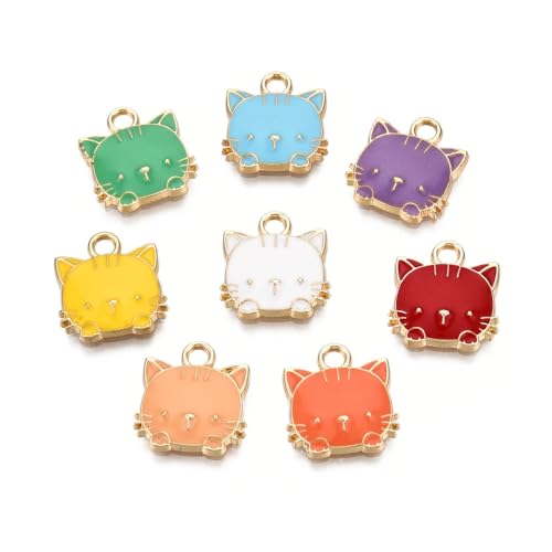 100pcs - cat head - random