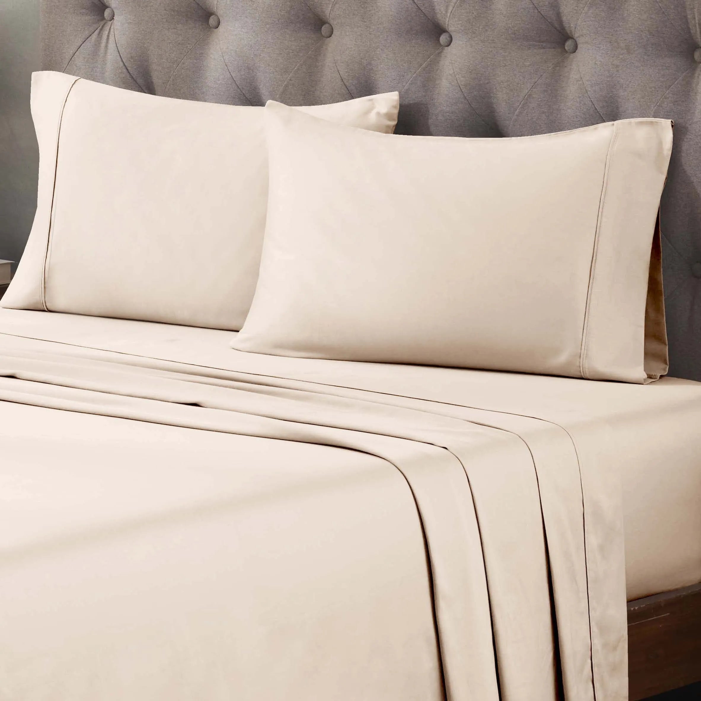 Luxury 400 Thread Count Egyptian Cotton Sheet Set - King Size, Deep Pocket, Breathable & Soft - Perfect for Master Bedroom, Guest Room & Hotel Use
